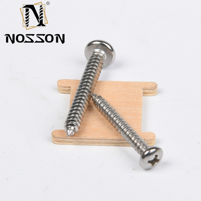 Metric SS304 SS316 aço inoxidável M2.5 JIS Phillips Flat Head Self Tapping Screw para metal no JIS Standard