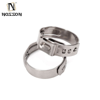 Zinc Finish JIS Standard 5.8-23.5mm Espessura fina Clipe Single Ear Pex Pipe One Ear Hose Cinch Clamp para Ferramentas Bolts Tipo de Grampos Alimentos Bebidas