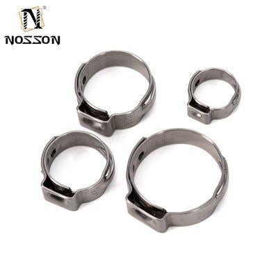 Zinc Finish JIS Standard 5.8-23.5mm Espessura fina Clipe Single Ear Pex Pipe One Ear Hose Cinch Clamp para Ferramentas Bolts Tipo de Grampos Alimentos Bebidas