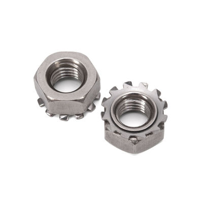 Metric Thread K-Lock Nuts Dentes de aço inoxidável fecho de cadeiras de bloqueio Nuts para indústria geral Móveis Metric Standard GB