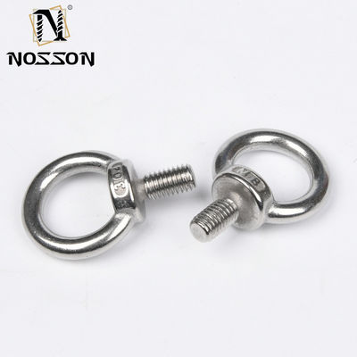 Aço inoxidável revestido com zinco DIN580 M3 M4 M5 M8 M10 M12 C15 A2 Máquinas Anel giratório para elevação de olho para concreto