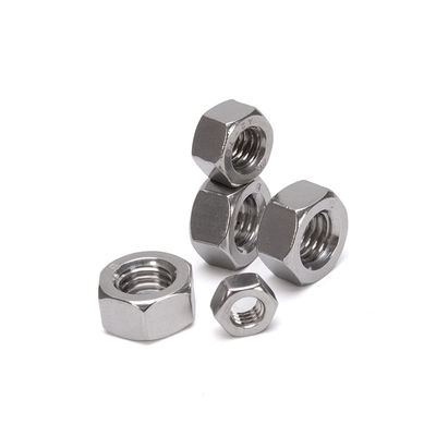 Sistema de Medição Imperial JIS Standard de aço inoxidável 304 316 Hexagon Hex Nuts M14 M16 M18 M20 M22 M24 com acabamento de zinco e cera