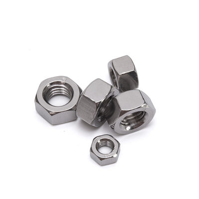 Sistema de Medição Imperial JIS Standard de aço inoxidável 304 316 Hexagon Hex Nuts M14 M16 M18 M20 M22 M24 com acabamento de zinco e cera