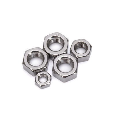Sistema de Medição Imperial JIS Standard de aço inoxidável 304 316 Hexagon Hex Nuts M14 M16 M18 M20 M22 M24 com acabamento de zinco e cera