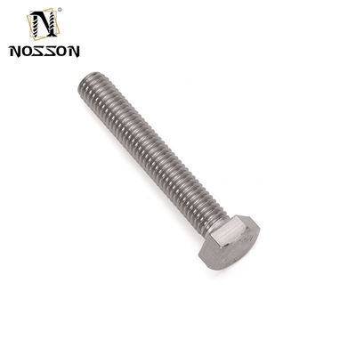 Sistema métrico de medição de acabamento revestido de zinco M6 HEX cabeça parafusos e porcas DIN 931 para aplicações pesadas