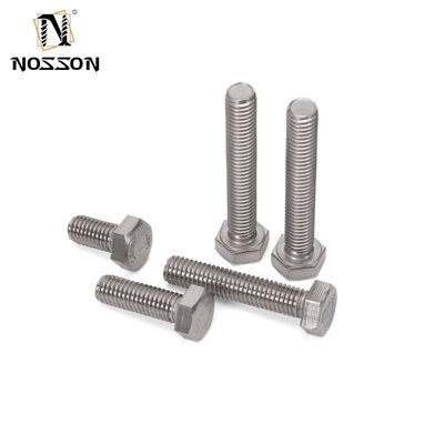 Fabricação Distribuição Padrão ANSI acabamento simples 304 316 Hex Ferramenta de enrolamento e de nozes de aço inoxidável DIN931 DIN933