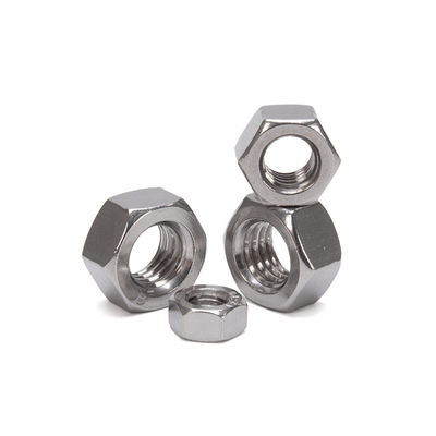 Sistema de medição de polegadas imperiais M5 M6 M8 M10 M12 M14 M16 Acabo de encerar Hexagon Nut para parafuso e parafuso em aço ligado