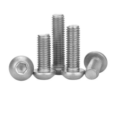 M3 Fixações de Bicicleta Pan Head Titânio disco de travagem Rotor parafusos Rainbow Finish Zinc-Flake revestido estilo cabeça de botão