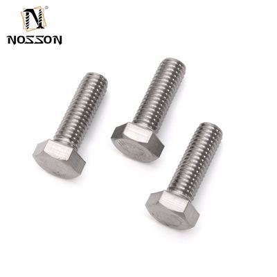 Parafusos e porcas hexagonais de aço inoxidável M6 M8 M10 M12 M14 M16 M20 com acabamento revestido de zinco HEX Head Style