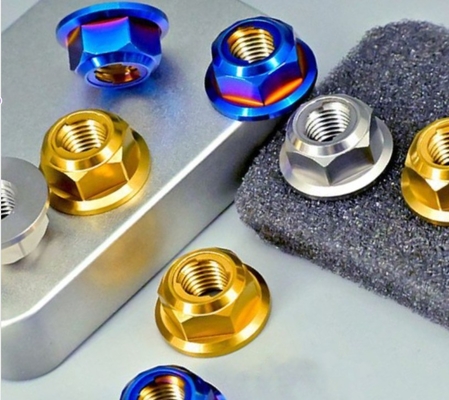 Anodizado Metrico Amendoim de Ouro Vermelho M60 Para Indústria Automóvel DIN padrão de alumínio saborado Cup Nut 304 aço inoxidável