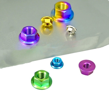 Anodizado Metrico Amendoim de Ouro Vermelho M60 Para Indústria Automóvel DIN padrão de alumínio saborado Cup Nut 304 aço inoxidável