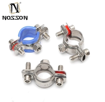 Medida métrica padrão 1 2 3 &quot; polegadas de borracha europeia de trabalho pesado EPDM Negro Alemanha American Post Pipe Clip Hose Clamps