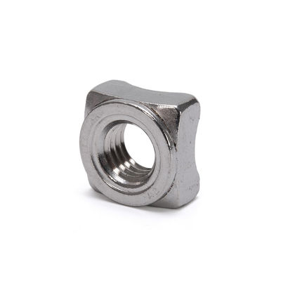 JIS Standard Metric Stainless Steel Square Weld Nut M5 M6 para desempenho da indústria pesada no sistema métrico de medição