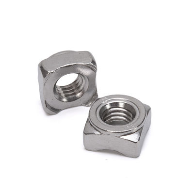 JIS Standard Metric Stainless Steel Square Weld Nut M5 M6 para desempenho da indústria pesada no sistema métrico de medição