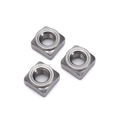 JIS Standard Metric Stainless Steel Square Weld Nut M5 M6 para desempenho da indústria pesada no sistema métrico de medição
