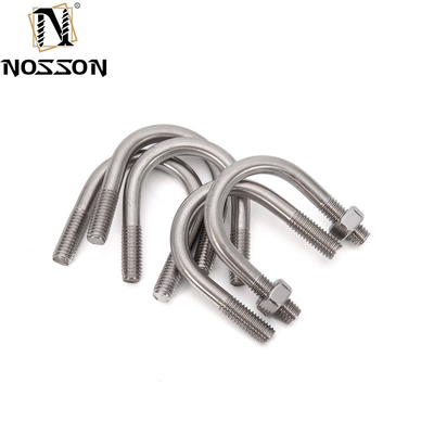 Aço inoxidável 316 para parafusos U de dobra redonda plana DIN1142 Especial para M3 M4 M5 M6 M8 M10 M12 M16 M20 ANSI/ASME