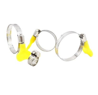 Customizado Alemanha Tipo aço inoxidável tubo telescópico de libertação rápida Tipo C tubos de tubulação de tubulação clipes de mangueira Grampos com parafuso do polegar / alça
