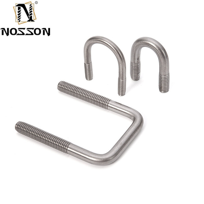 Aço inoxidável 316 para parafusos U de dobra redonda plana DIN1142 Especial para M3 M4 M5 M6 M8 M10 M12 M16 M20 ANSI/ASME