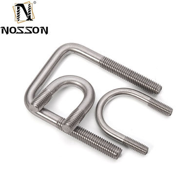 ZINC Finish Round Bend U Bolt para projetos de construção em edifícios feitos de aço inoxidável