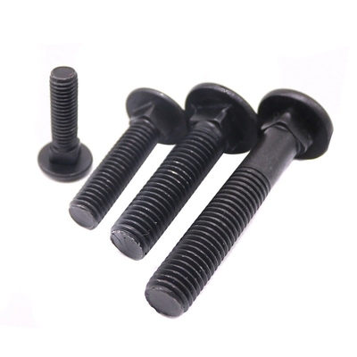 Finitura simples SS304 SS316 Carrinho galvanizado Bolta de porco M4 M5 M6 M8 M10 com aço de grau A2-70/A4-80/304/316 e alto grau