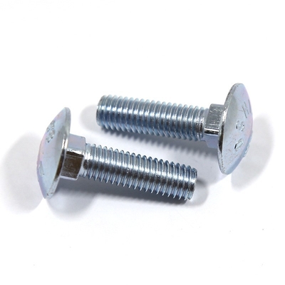 Finitura simples SS304 SS316 Carrinho galvanizado Bolta de porco M4 M5 M6 M8 M10 com aço de grau A2-70/A4-80/304/316 e alto grau