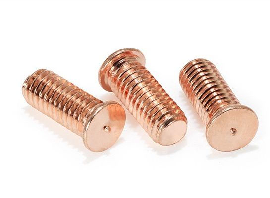 Brass aço inoxidável cobre revestido CD flangeado capacidade totalmente roscado descarga ponto de soldagem studs parafusos para industrial