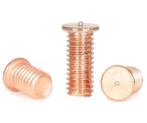 Brass aço inoxidável cobre revestido CD flangeado capacidade totalmente roscado descarga ponto de soldagem studs parafusos para industrial