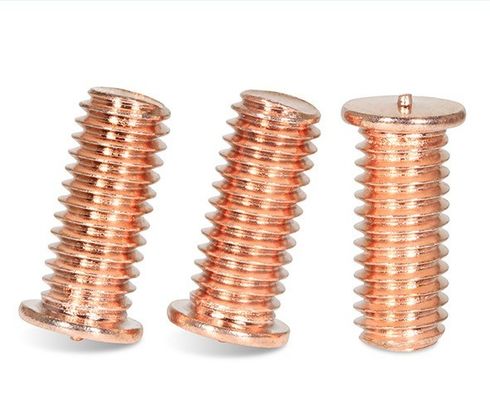 Brass aço inoxidável cobre revestido CD flangeado capacidade totalmente roscado descarga ponto de soldagem studs parafusos para industrial