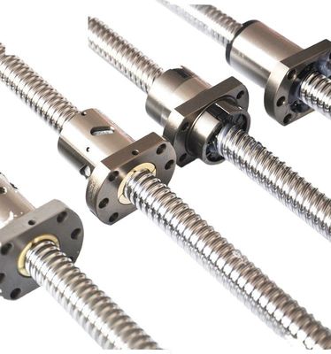 Ferro SFU1605 L300mm parafuso de esferas laminado C7 com cabeça redonda de nozes de esferas de 1605 rodadas BK/BF12 acoplador de suporte final para peças CNC