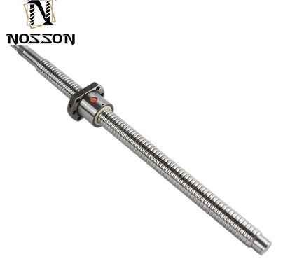 Ferro SFU1605 L300mm parafuso de esferas laminado C7 com cabeça redonda de nozes de esferas de 1605 rodadas BK/BF12 acoplador de suporte final para peças CNC