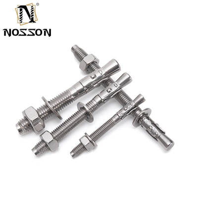Tornos de âncora de cunha M8 M10 M12 M36 padrão DIN 529 aço inoxidável Boulon tornos de âncora de concreto Drop em âncora de expansão