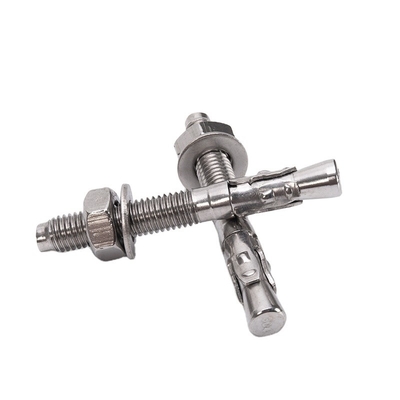 Boa Capacidade Vermelha Anchor Wedge parafuso 304 316 aço inoxidável com sistema de medição marrom INCH