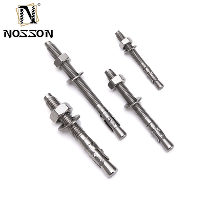 Boa Capacidade Vermelha Anchor Wedge parafuso 304 316 aço inoxidável com sistema de medição marrom INCH