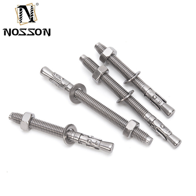 Boa Capacidade Vermelha Anchor Wedge parafuso 304 316 aço inoxidável com sistema de medição marrom INCH