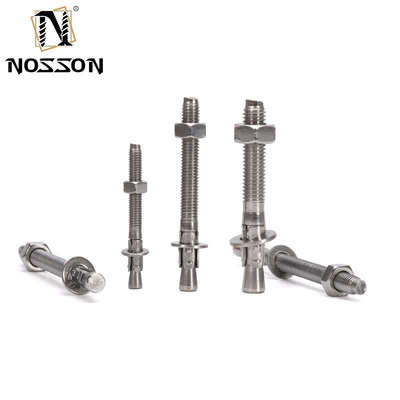 Boa Capacidade Vermelha Anchor Wedge parafuso 304 316 aço inoxidável com sistema de medição marrom INCH
