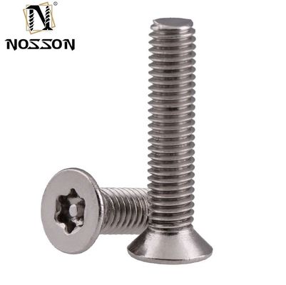 JIS padrão à prova de adulteração parafusos cabeça plana parafusos de segurança Torx Pin máquina parafusos anti roubo M3 M4 M5 M6 padrão métrico