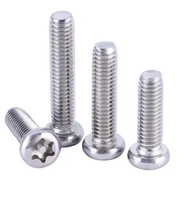 Parafuso de segurança de fios de máquina anti-roubo de aço inoxidável T30 métrico com sistema de medição INCH e design à prova de adulteração