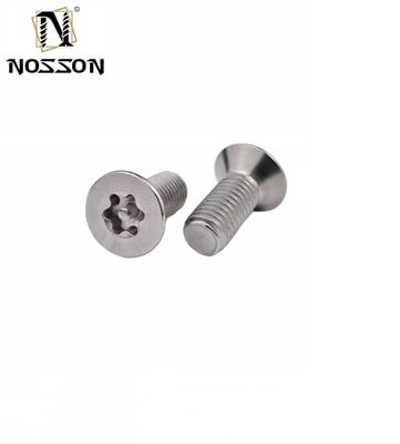 Cabeça de panela de aço inoxidável Torx Pin Anti-roubo Cabeça redonda Parafusos de segurança personalizados no sistema de medição métrica DIN Standard