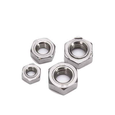 Sistema de medição métrico 316 de aço inoxidável Hexagon Nut M3 M4 M5 M6 M8 M10 M12 M14 M16 M20 para indústria automóvel