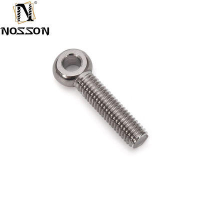 Parafusos para olhos de peixe redondos de aço inoxidável de acabamento simples M5 M6 M8 M10 M12 M16 M20 M24 M30