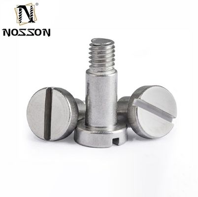 Parafusos de ombro de cabeça plana de tamanho personalizado na venda com sistema de medição métrica e polimento de aço inoxidável 304