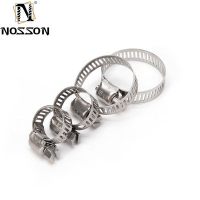 Grampos de tubos de tipo americano de grande peso com medição métrica e grampos de mangueira de aço inoxidável resistentes à corrosão