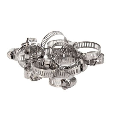 ODM Conjunto de grampos de mangueira de aço inoxidável métrico de suporte de tubos pesados personalizados para medição de INCH em aplicações de saúde