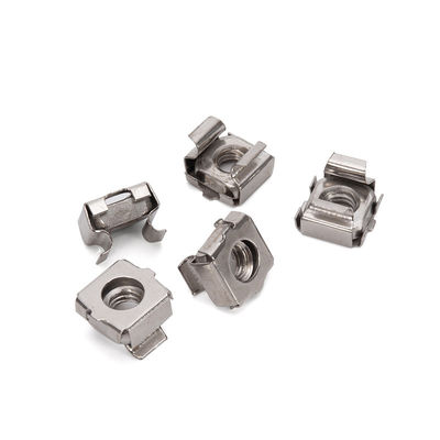 Cromo M4 M6 Cage Nut de zinco com parafuso ISO Standard Plain Finish 304 aço inoxidável