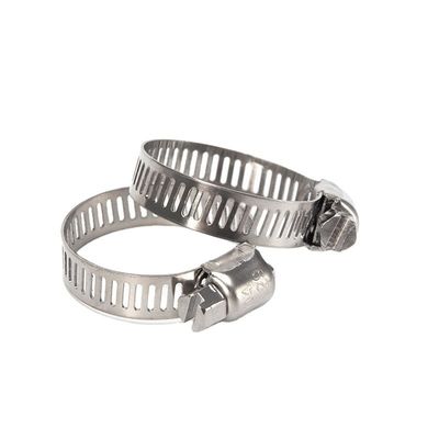 Medição métrica padrão Tipo de fixação de tubos pesados com material de aço inoxidável e pinça de verme de pinça de mangueira quente