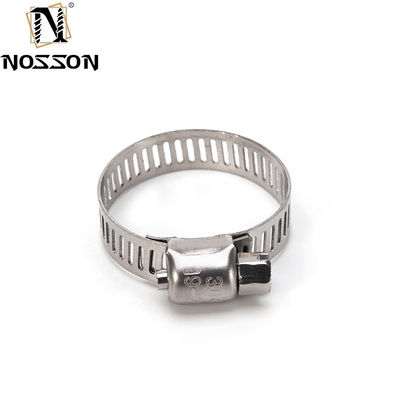 Medição métrica padrão Tipo de fixação de tubos pesados com material de aço inoxidável e pinça de verme de pinça de mangueira quente