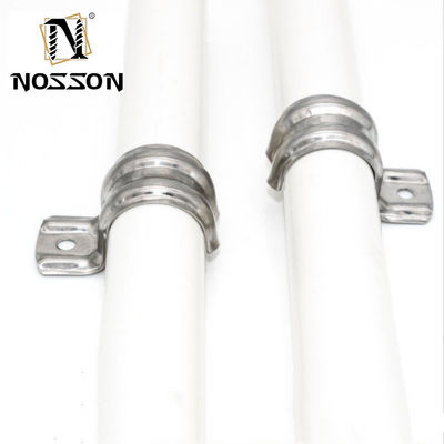 Acero inoxidável 16 mm dois buracos cabo de sela de tubulação com superfície lisa e assistência personalizada ODM