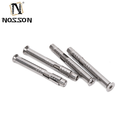 Aço Prateado Mancha de Ferro Galvanizado Anchor Contro-encosto cabeça parafuso com porca 4.8 8.8 10.9 12.9 Grau Sistema de Medição INCH