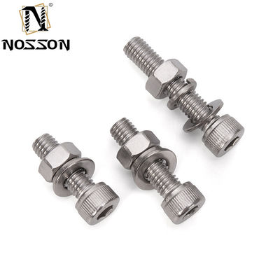 Aço inoxidável métrico A2 A4 304 316 Din 912 Allen parafuso M1.6 M2 M2.5 M3 M4 M5 M6 M7 M8 M9 Hex Socket Head Cap Hexagon Inner parafusos