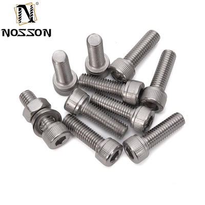 Availabe Metric A2 A4 304 316 Din 912 Allen parafuso M1.6 M2 M2.5 M3 M4 M5 M6 M7 M8 M9 Hex Socket Head Cap Hexagon Inner parafusos